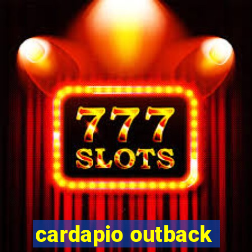 cardapio outback